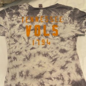 Tennessee Vole tie-dyed vneck tee